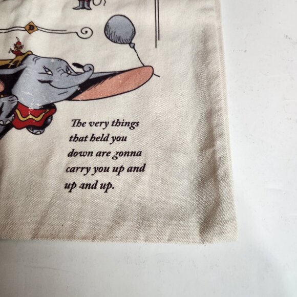 NWT Disney Dumbo Canvas Tote Bag Authentic Dance Bag Travel - Picture 6 of 10